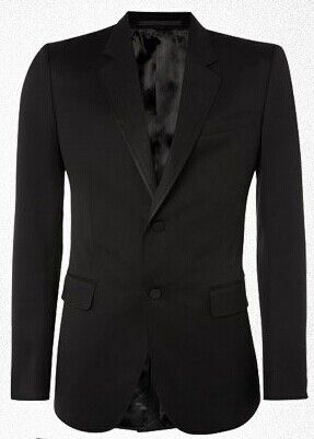 男士黑色正裝西服定制