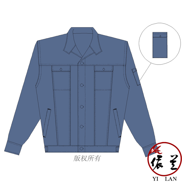 深灰色防靜電工作服定做
